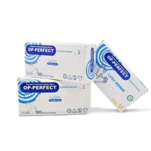 دستکش لاتکس بدون پودر اپی پرفکت Op-Perfect Powder-Free Latex Gloves