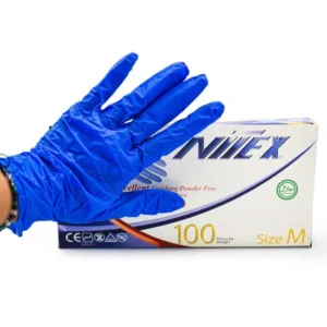 دستکش نیتریل آبی اپی پرفکت Op-Perfect Blue Nitrile Gloves
