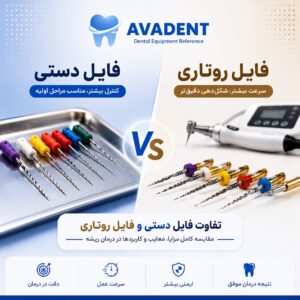 تفاوت فایل دستی و فایل روتاری